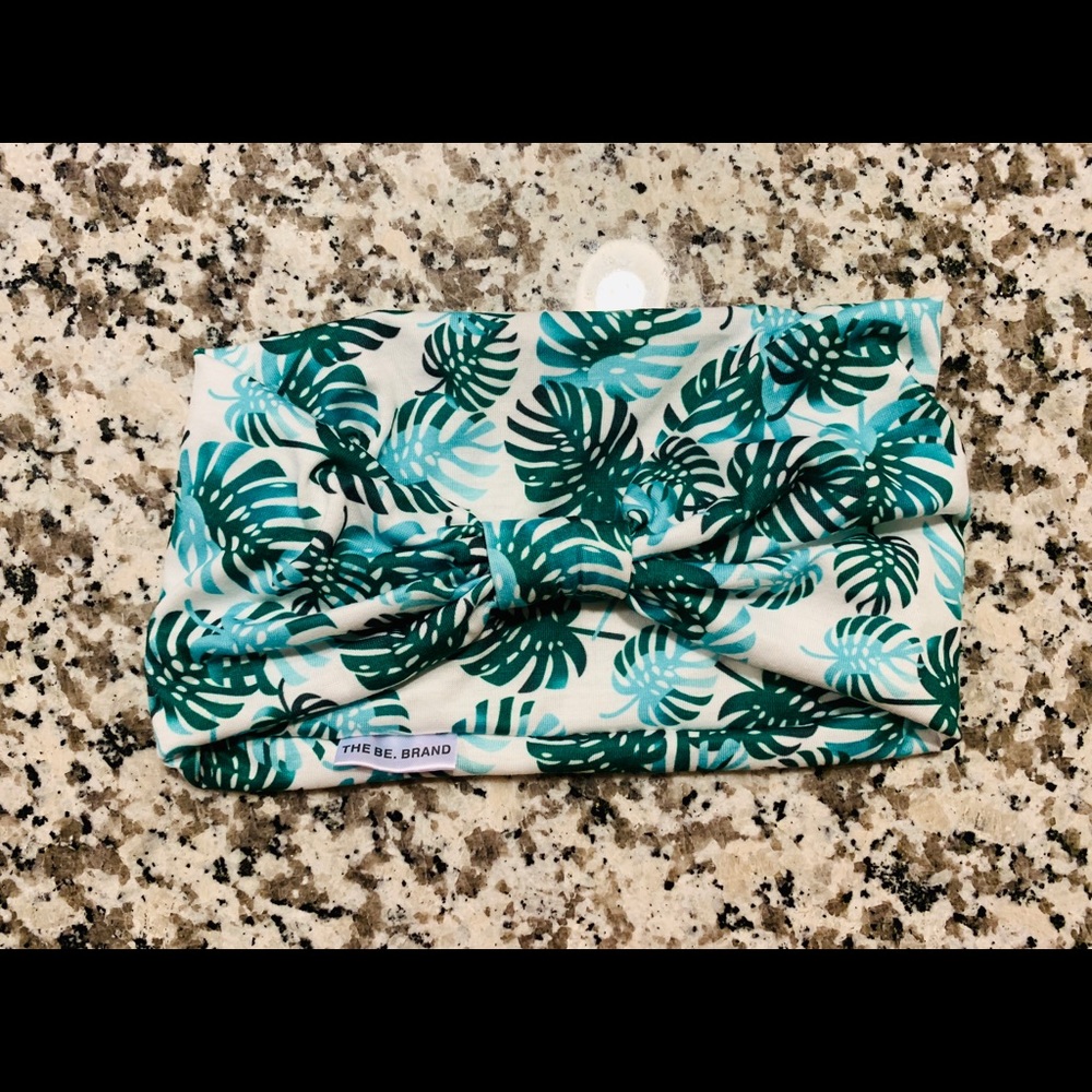 Headband topknot turban tropical print be.brand
